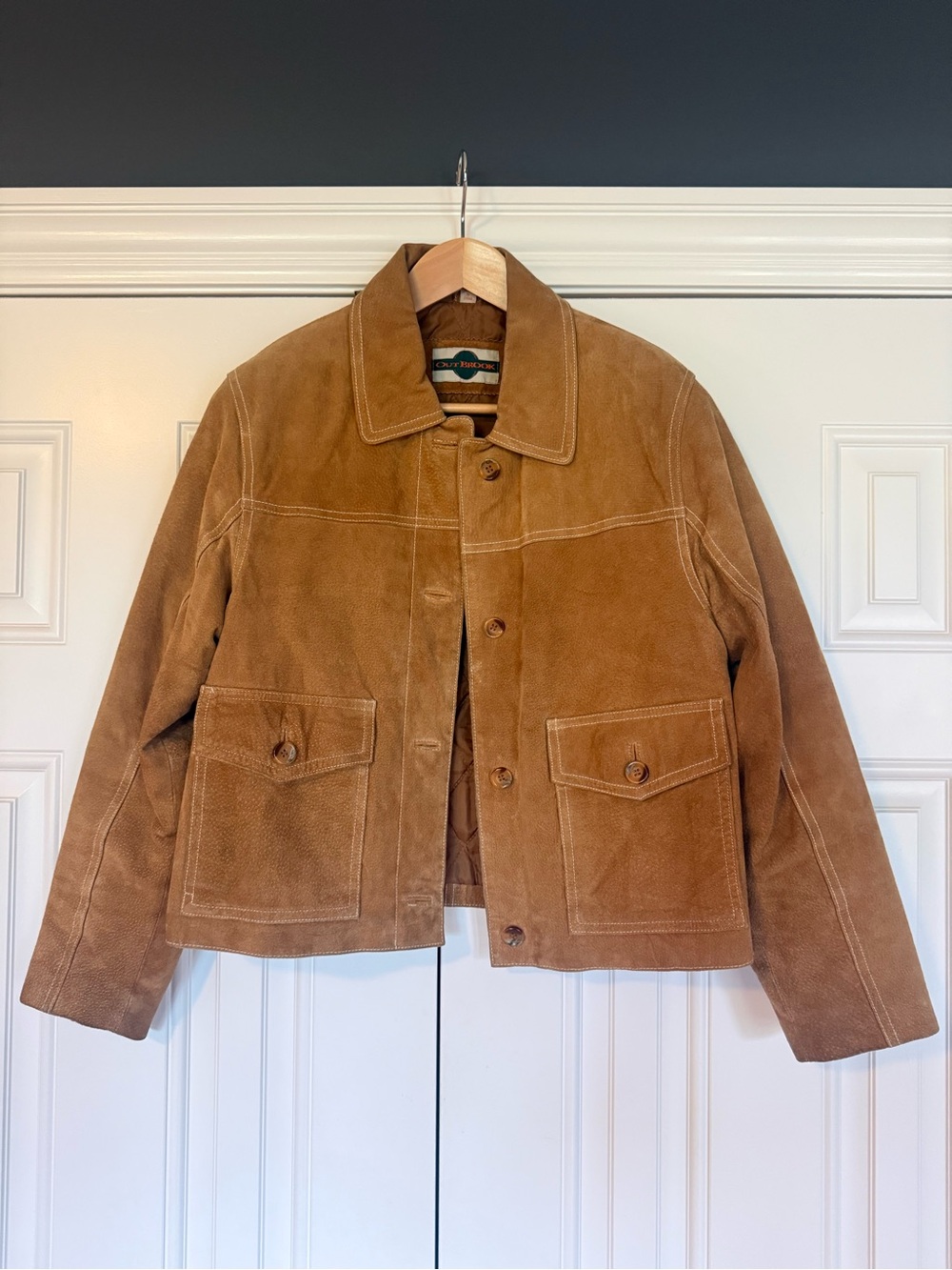 Women’s Vintage Suede Coat - Out Brook